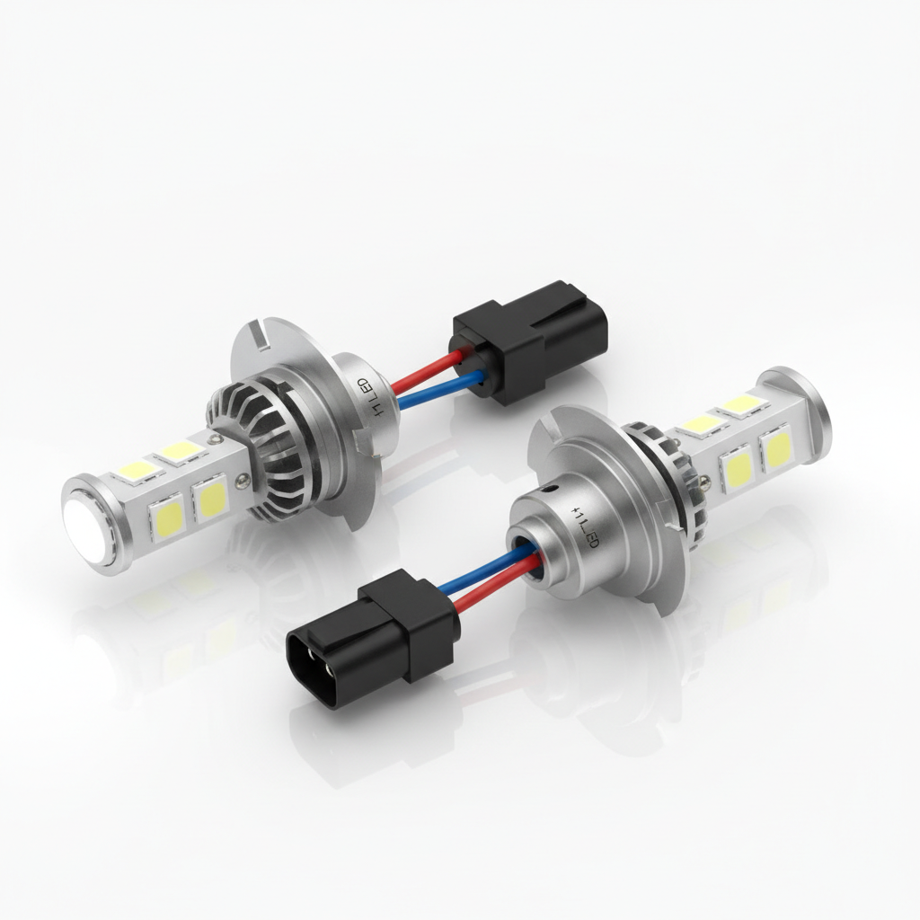 H11 LED Headlight Bulbs – Bright White, Plug & Play, Pair